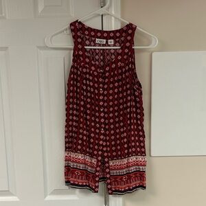 Cato Floral Geometric Tank Top